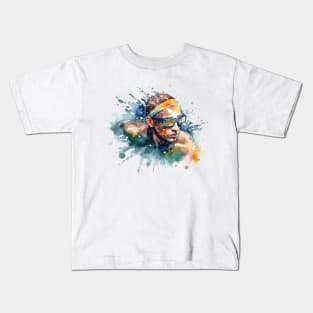 Swim Girl Kids T-Shirt